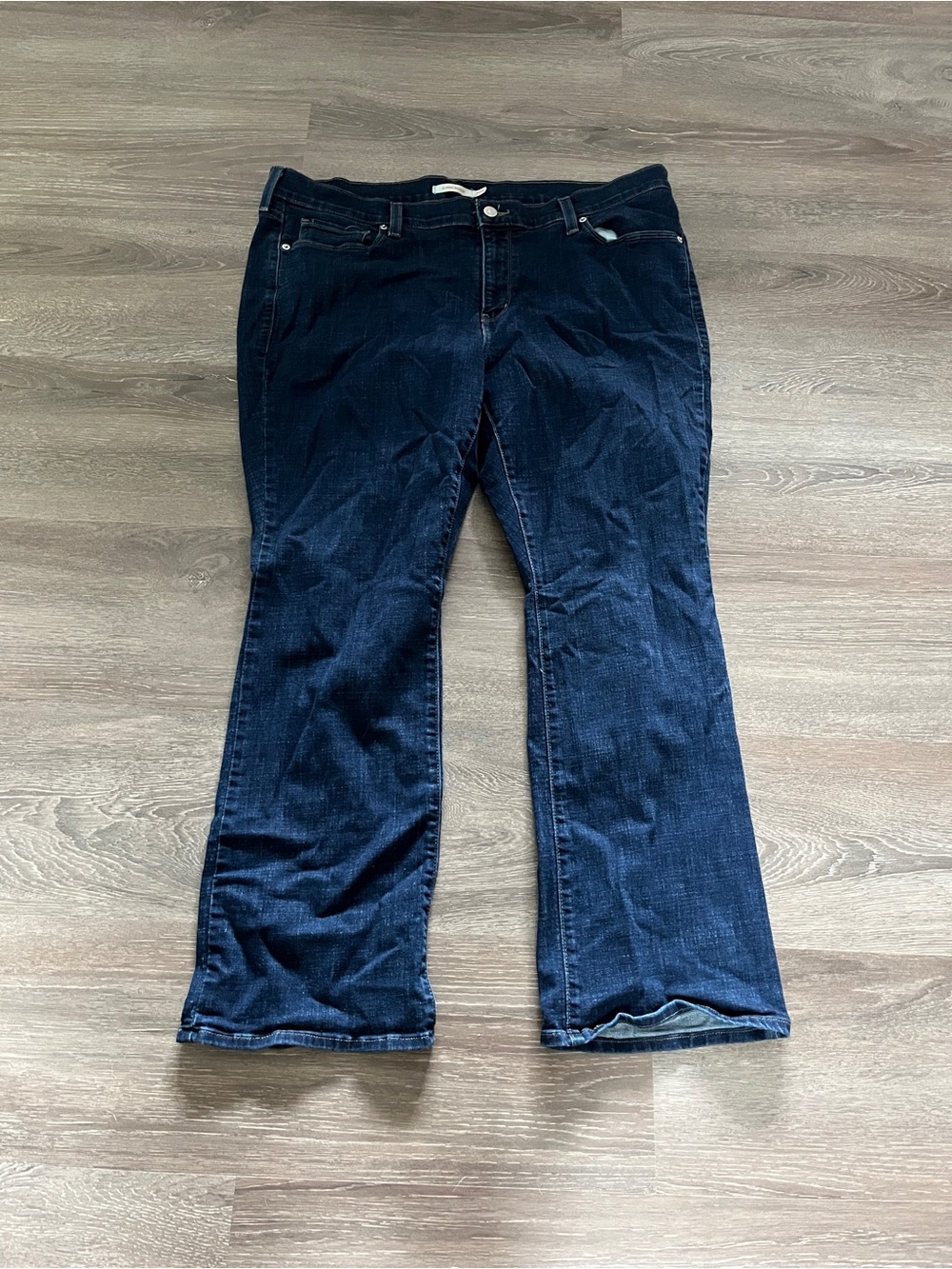 Levi's Dark Blue Classic bootcut Jeans for Women